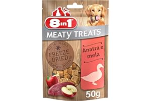 8in1 Snack di Carne Liofilizzati con Anatra e Mela, 50 g