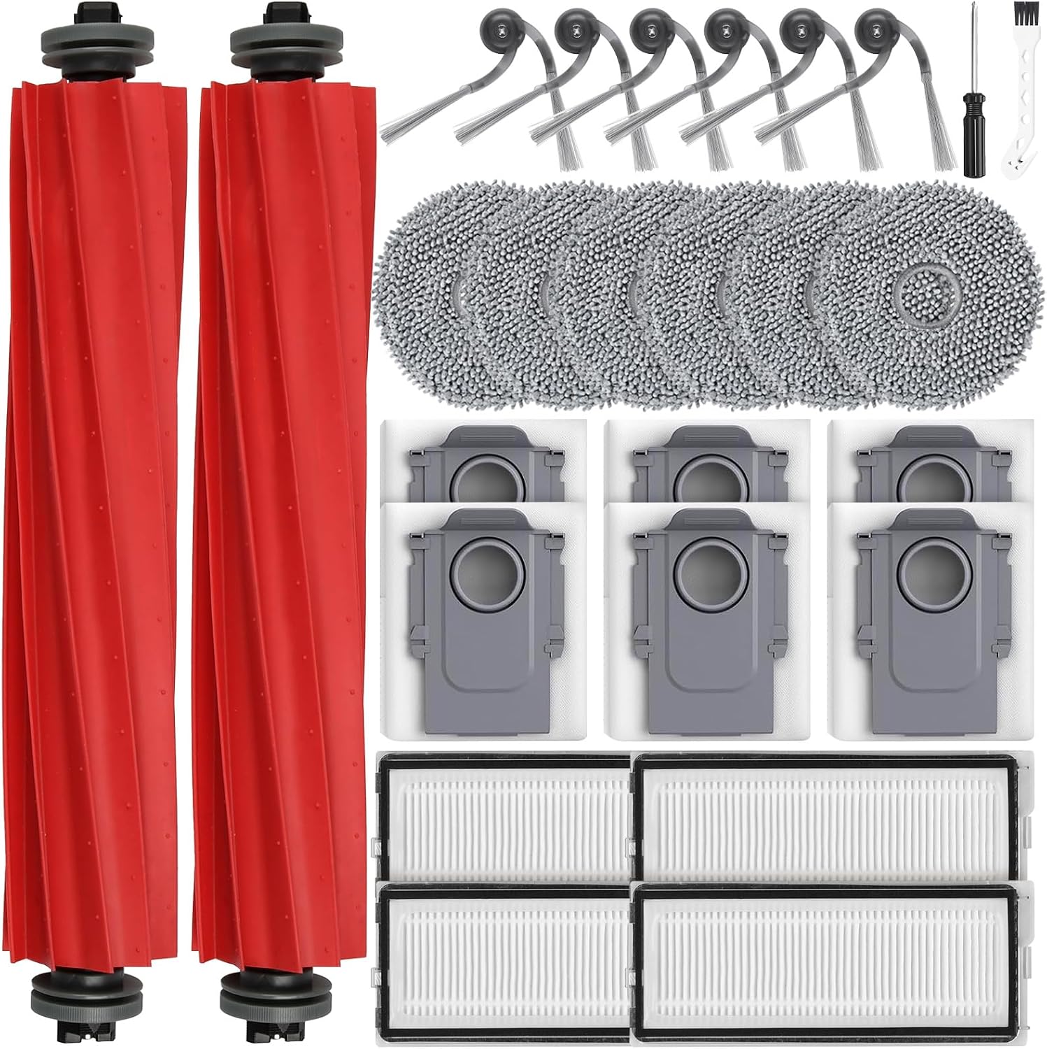 Prise en Main & Utilisation au Quotidien : 26 stuks accessoires voor Roborock QV 35A QV