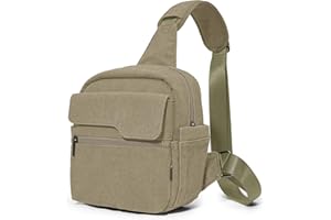 Cwatcun Bolsa para cámara, Bolsa Impermeable para cámara pequeña SLR/DSLR Bolsa de Foto de Lona Unisex para cámaras SLR, ciemnozielony, S, torba na aparat