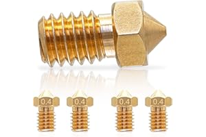 SEA 3D Anycubic i3 - Set di ugelli 4Max Nozzle stampante 3D Mega S, Chiron 4 x 0,4 mm + 2 x 0,6/0,8/1 mm, 1 pezzo
