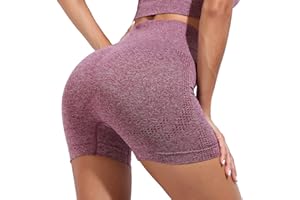 RITOSTA Pantaloncini Sportivi da Donna Yoga Fitness Shorts Push Up Vita Alta Pantaloni Corti Estivi Elastico Leggins per Fitness Gym Allenamento Palestra