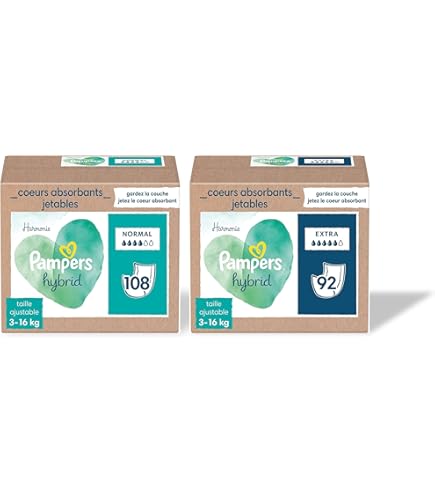 Pampers harmonie hybride coeur de protection : Achat occasion | Couches