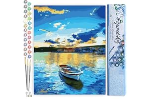 Figured'Art Pittura per Numero Adulto Barca