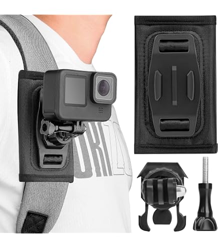 Support Sac à Dos TELESIN Pour DJI Osmo Pocket 3 - Fixation Rapide, Double Verrouillage, Anti-rayures - 5