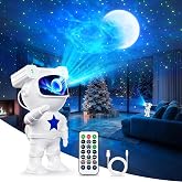 Yuinzin Star Projector, Astronaut Galaxy Projector with Bluetooth and White Sounds, 360&deg; Magnetic Rotation, Remote Control an