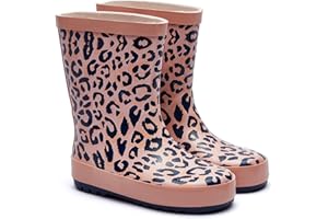 Harry Bear Girls Wellies Animal Print