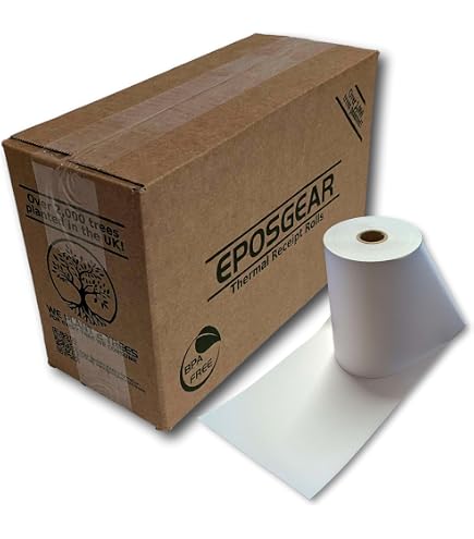 Deliveroo Thermal Rolls | Epson TM-T20 80mm Till Rolls | Deliveroo 80mm Thermal Receipt Rolls