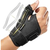 BraceUP Thumb Brace - Thumb Ferula, Right and Left Hand - Thumb Splint for Arthritis, Tendonitis, Carpal Tunnel Pain Relief a
