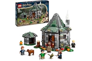 LEGO Harry Potter La Cabane de Hagrid : Une Visite Inattendue, Maison en Briques pour Enfants, 7 Personnages, Jouet de Construction, Aventures Magiques, pour Filles, Garçons et Fans Dès 8 Ans 76428