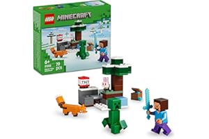 LEGO Minecraft Steve's Taiga Adventure Toy - incl. a Stev... - 39 ريال