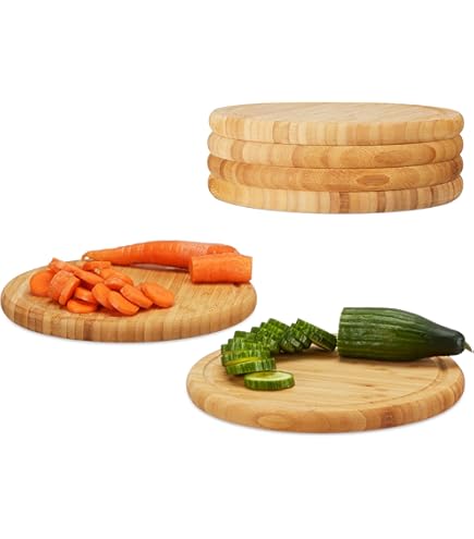 Zassenhaus Plaque à steak en acacia 25 cm, bois, marron, 2,6 x 25,8 x 26 cm