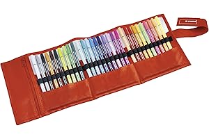 Premium Fibre-Tip Pen - STABILO Pen 68 - Rollerset of 30 - Assorted Colours including 5 Neon Colours