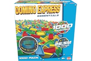 Goliath - Domino Express –Pack Recharge 1000 Dominos Multicolores – Set de Dominos pour Enfants dès 6 Ans – Jeu de Construction, Parcours, Cascade et Rallye – Compatible Domino Express, Jouet Créatif