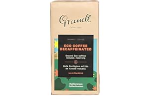GRANELL CAFES-1940 Granell Cafés · 1940 - Orgánico Cafe Organico Descafeinado Molido Tueste Natural 100% Café Arabica - 250 g