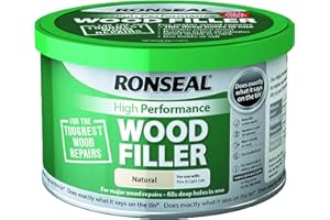 Ronseal 35302 High Performance Wood Filler - Natural,Green,275g