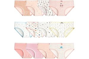 Adorel Culotte Coton Slip sous-vêtement Fille Lot de 12