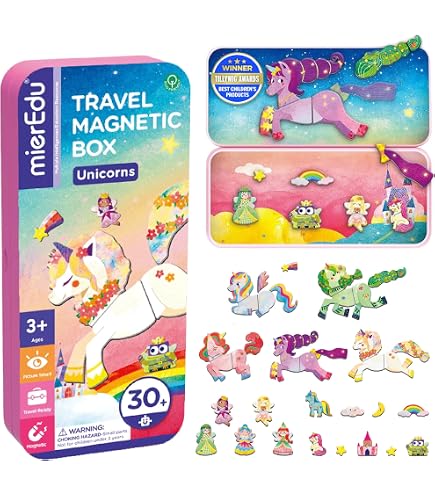 MierEdu Gioco Magnetico Box Dress Up – Poliziotto – Stimola Abilità Motorie E Fantasia – Giocattolo Da Viaggio Per Bambini 3+ Anni