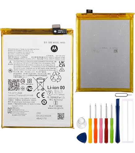 TECHTEK Batteria 4000mAh BL270 Compatibile Con Lenovo K6 Note E Motorola Moto E5, G6 Play