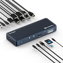Docking Station Kensington SD5920T EQ Thunderbolt 4 96 W Nero Docking Station Kensington SD5920T EQ Thunderbolt 4 96 W Nero