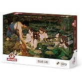 Art Puzzle Hylas ve Su Perileri, 1896, 1500 Par&ccedil;a Puzzle