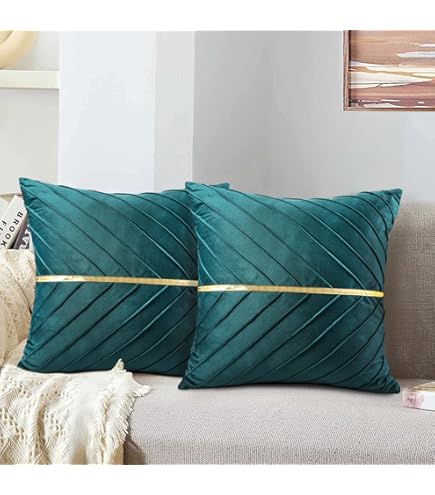 Set 4 Copricuscini 45x45 Cm In Velluto - Colorati Per Divano, Letto, Sedia - Moderni E Morbidi - Foto 7