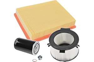 ‎ATEC GERMANY BESTPRICE Inspektionspaket Filterset mit 1x Luftfilter, 1x Innenraumfilter, 1x Ölfilter inkl. Schraube & Dichtring, Kompatibel mit VW TRANSPORTER T4