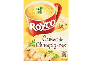 Royco Soupe Instantanée à la Crème de Champignons, Les 4 sachets 80g