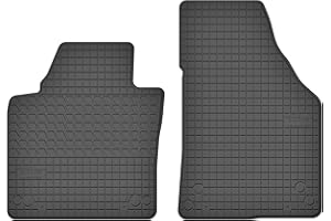 SALES CORE Alfombrillas para Coches de Goma Compatible con Volkswagen Caddy III TYP2K de 2003 a Ahora - 2 Piezas, Impermeables y Antideslizantes, Accesorios para Coche todocaminos y Camiones