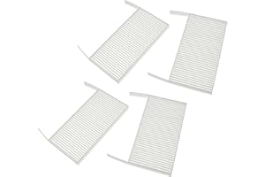 vhbw set di filtri compatibile con Zehnder ComfoAir 70 sistema di ventilazione - Filtri dell'aria G4 / F7 (4 pezzi), 19 x 10 x 3 cm, bianco