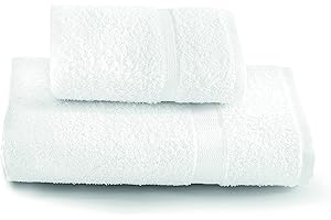 Gabel Tintunita & Co Set Asciugamani, 100% Cotone, 420 gr per mq, Bianco, 100 x 60 cm