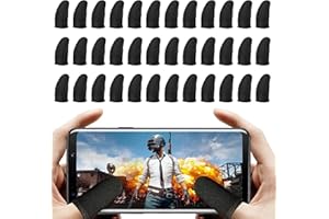 BYYT Pack de 48 Manchons de Doigt de Jeu Mobile PUBG, Manchon de Doigt de Jeu Mobile, Manchon de Doigt en Fibre Respirante Anti-Transpiration,Gants de Jeu de Manchon de Jeu pour Jeux Mobiles