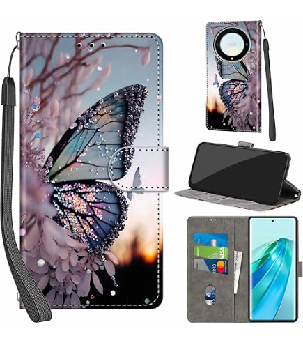 Custodia Flip Honor X7a Per Sony Xperia 1 V Custodia Pelle Portafoglio Flip Stand Cover Cellulare Custodia Flip Con Supporto Stand Pieghevole