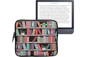 kwmobile Funda Universal para e-Book - Estuche de Neopreno con Cierre de Cremallera para e-Reader - Carcasa en Azul/Verde/Rosa Fucsia