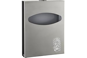 Mar Plast Dispenser DISTRIBUTORE per Carta COPRIWATER Mini in Acciaio (Inox Satinato)