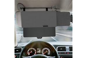 hifrom Sonnenblende Verlängerung für Auto, Auto Sonnenschutz, Antiblendung Sonnenblenden Verlängerung, Autozubehör Innenraum für Fahrer oden Beifahrer (Schwarz)