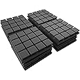 AP ACOUSPANEL BUILDING ACOUSTICS Pro Panels with Uncompressed Resonators 12 Units 30 x 30 x 5 cm Anthracite Grey