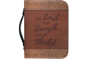 Dajingkj Custodia Bibbia con cerniera grande pelle personalizzata borsa biblica donna borsa Bibbia libro chiesa borse con manici