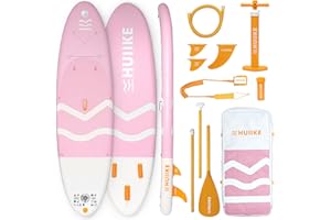 Deska SUP Nadmuchiwana Z Premium Akcesoriami - HUIIKE | Nadmuchiwana Deska Sup O Dużej Stabilności I Wytrzymałośc | Padelsurf Stand Up Paddle