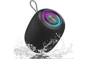 oraolo Altavoz Portatil Bluetooth 5.4, Mini Altavoz Bluetooth Pequeño, Altavoces Ducha, 30H Reproducción, IPX7 Resistencia al Agua, TWS/AUX/TF, Adecuado para Exteriores/Fiestas/Viajes (Azul)