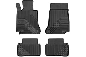 MOTOS Tappetini in gomma per auto adatto per Mercedes-Benz C Classe W205 2014-2021 Migliorate il vostro comfort di viaggio con il tappetino antiscivolo per auto No.77