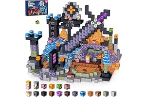 Goody King Magnetic Blocks - 150PCS Magnetic Building Blocks Dark Castle Sword Domain Toys for Montessori Toddler Birthday Xmas Gifts - STEM Toys for 3 4 5 6 7 8 9 10 Year Old Boys & Girls