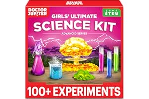 Doctor Jupiter Science Experiments Kit for Girls Ages 8 for 8-9-10-11-12-13-14 Years Old Girls | STEM Toys | Chemistry Set with 100+ Experiments