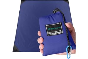 Odoland Tapis de Plage, Couverture de Plage en Nano, Imperméable Leséclaboussures, Tapis de Pique-Nique Anti Sable, 160 * 180cm, Portable Léger pour Camping, Picnic, Voyage ect (Bleu Foncé)