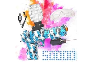 YAXAOMEO Gel Ball Blaster,Electric Gel Blaster Toy, Automatic Splatter Gel Ball Blasters,50000+ with Goggles, for Outdoor Activities - Shooting Team Game, Ages 12+(Blue)