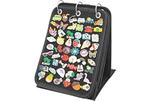 EEEKit Emaille Pin Anzeige Halter, Brosche Organizer Sammlung Aufbewahrung Kalender, Abzeichen Anzeige Tafel Seite, Pin Sammler Ordner