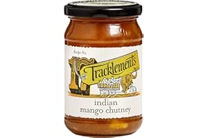 THE TRACKLEMENTS CO LTD Tracklements, Indian Mango Chutney, Authentic Mango Chutney, Made in India With Ripe Mangoes, Sweet & Tangy Flavours, Use as a Dip, Spread, Gluten & Vegetarian Friendly, Ideal For Gifting, 210g