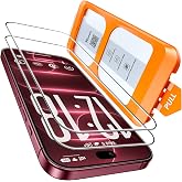 TOCOL 2 Pieces Screen Protector for iPhone 18 Pro, Easy Installation | Bubble Free, Tempered Glass 9H Hardness Shatterproof,
