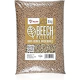 BBQ-TORO Beech Pellets in Legno di faggio al 100% | 15 kg | Pellet in faggio per Grill, Smoker, Pellet per forni da Pizza o i