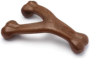 Benebone Niezniszczalna zabawka do żucia dla psa dla agresywnych żuciaków, trwała, wytrzymała łamacz nudy dla psów, prawdziwy aromat orzeszków ziemnych, dla olbrzymich ras psów, wyprodukowana w USA.