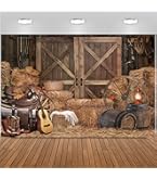 Westerse cowboy-achtergrond, rustieke houten huis, schuur, fotografie- achtergrond voor kinderen en volwassenen, cowboythema, babyborrel, feestdecoraties, banner (240 x 180 cm Westerse cowboy-achtergrond, rustieke houten huis, schuur, fotografie- achtergrond voor kinderen en volwassenen, cowboythema, babyborrel, feestdecoraties, banner (240 x 180 cm